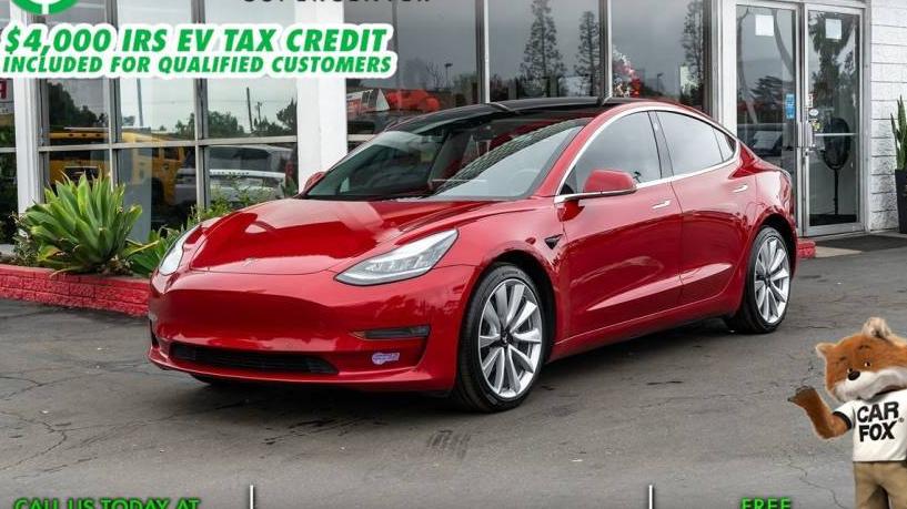 TESLA MODEL 3 2018 5YJ3E1EA1JF155004 image